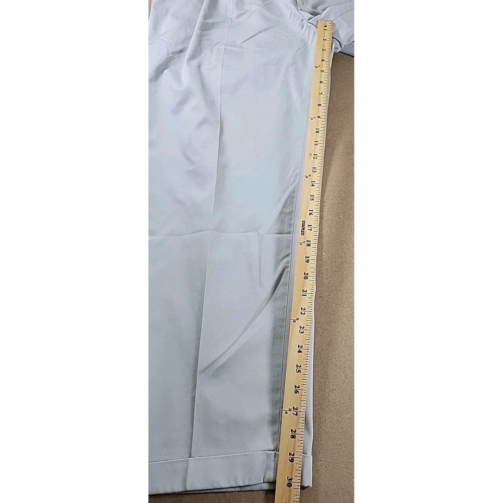 Jos A Bank Traveler's Collection Mens 44 ‎ Wrinkle Free Pleated CUFFED Pants - Picture 6 of 8